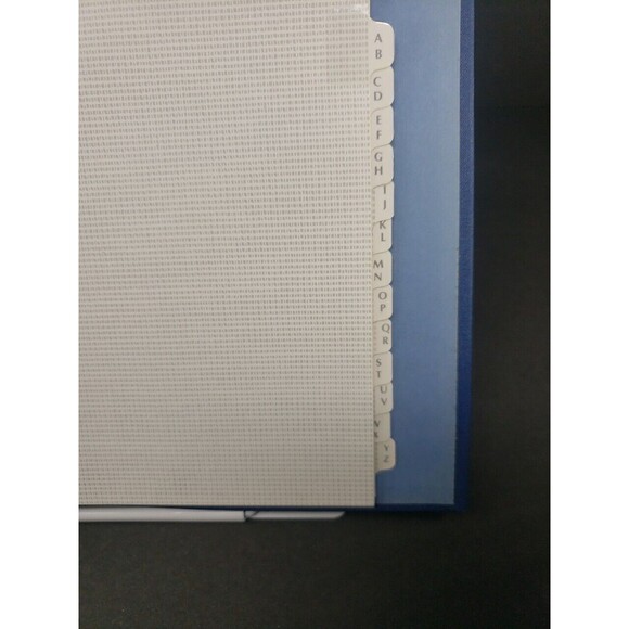 Vintage Gibson Address Book 1982 Unused Native Navajo Design Ring Binder Cloth - Picture 9 of 13